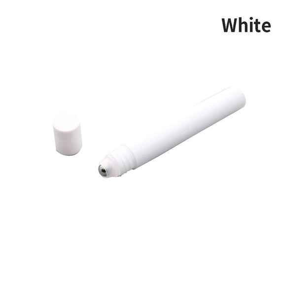 10ml Empty Perfume Roll Roller Ball Bottle Plastic Stainless Steel Oil Container (10pcs)