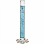 10ml, Graduated Cylinder, Borosilicate 3.3 Glass, Single Metric Scale, Karter Scientific 246F2 Single