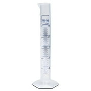 10ml Graduated Cylinder, Polypropylene, Printed Graduations, Karter Scientific 251O2 Single