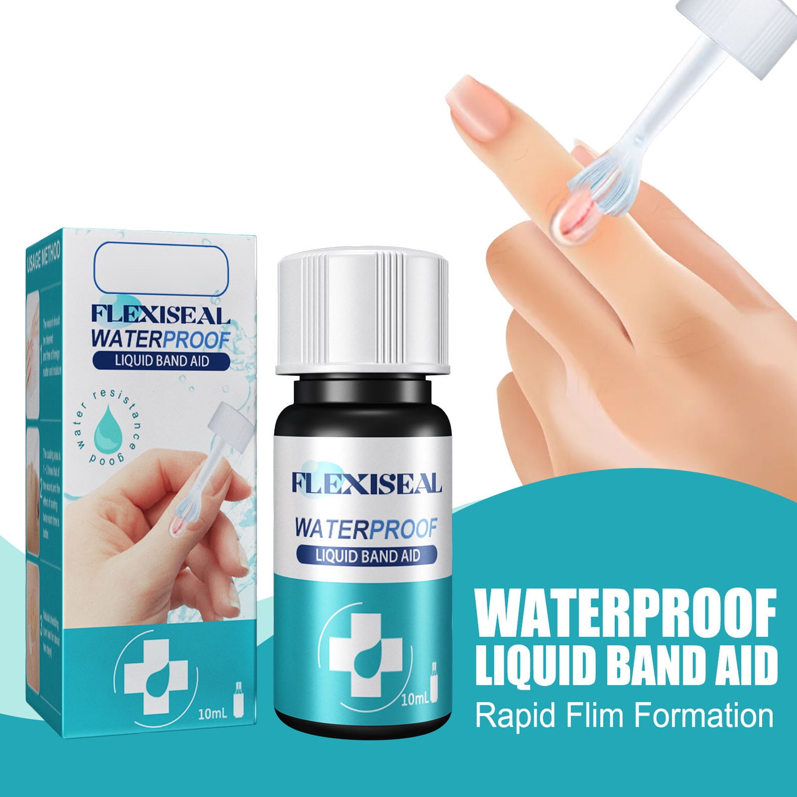 10ml Liquid Bandage Waterproof Transparent Portable Emergency Wound Cut