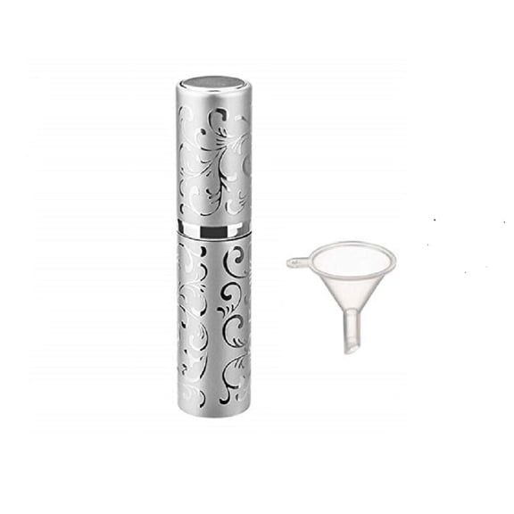 10 ml Refillable Perfume Atomizer Spray Bottle with Funnel, Empty Travel Fragrance Mist Bottle, TIKA
