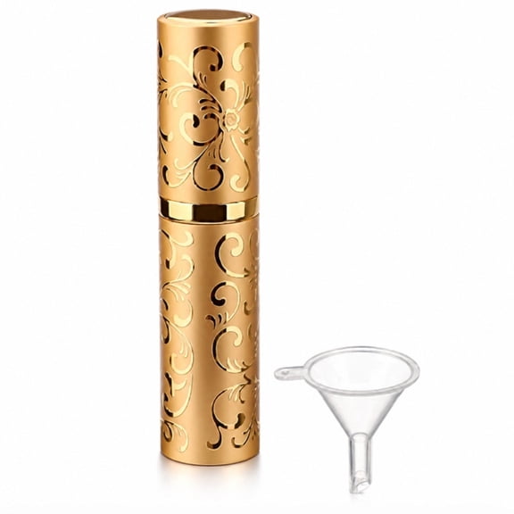 10 ml Refillable Perfume Atomizer Spray Bottle with Funnel, Empty Travel Fragrance Mist Bottle, TIKA