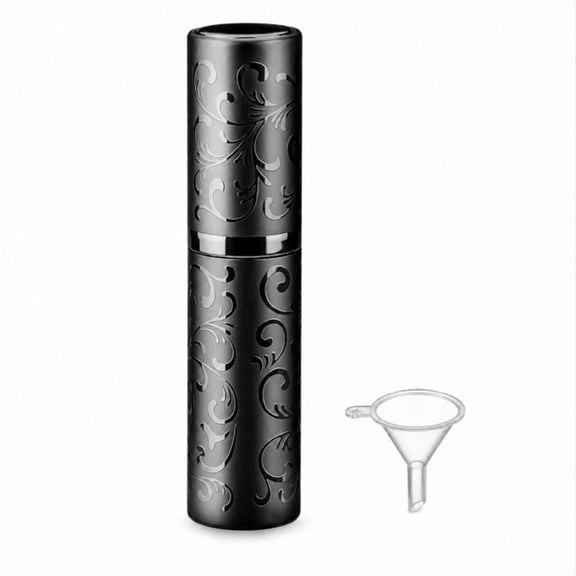 10 ml Refillable Perfume Atomizer Spray Bottle with Funnel, Empty Travel Fragrance Mist Bottle, TIKA