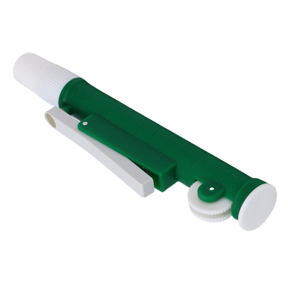 10ml Pipette Pump Green Lab Liquid Dispenser for Plastic and Glass Pipettes, Precision Laboratory Measuring Tool
