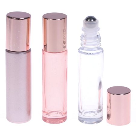 10ml Roll On Essential Oil Empty Perfume Roller Ball Bottle For Travel Packing