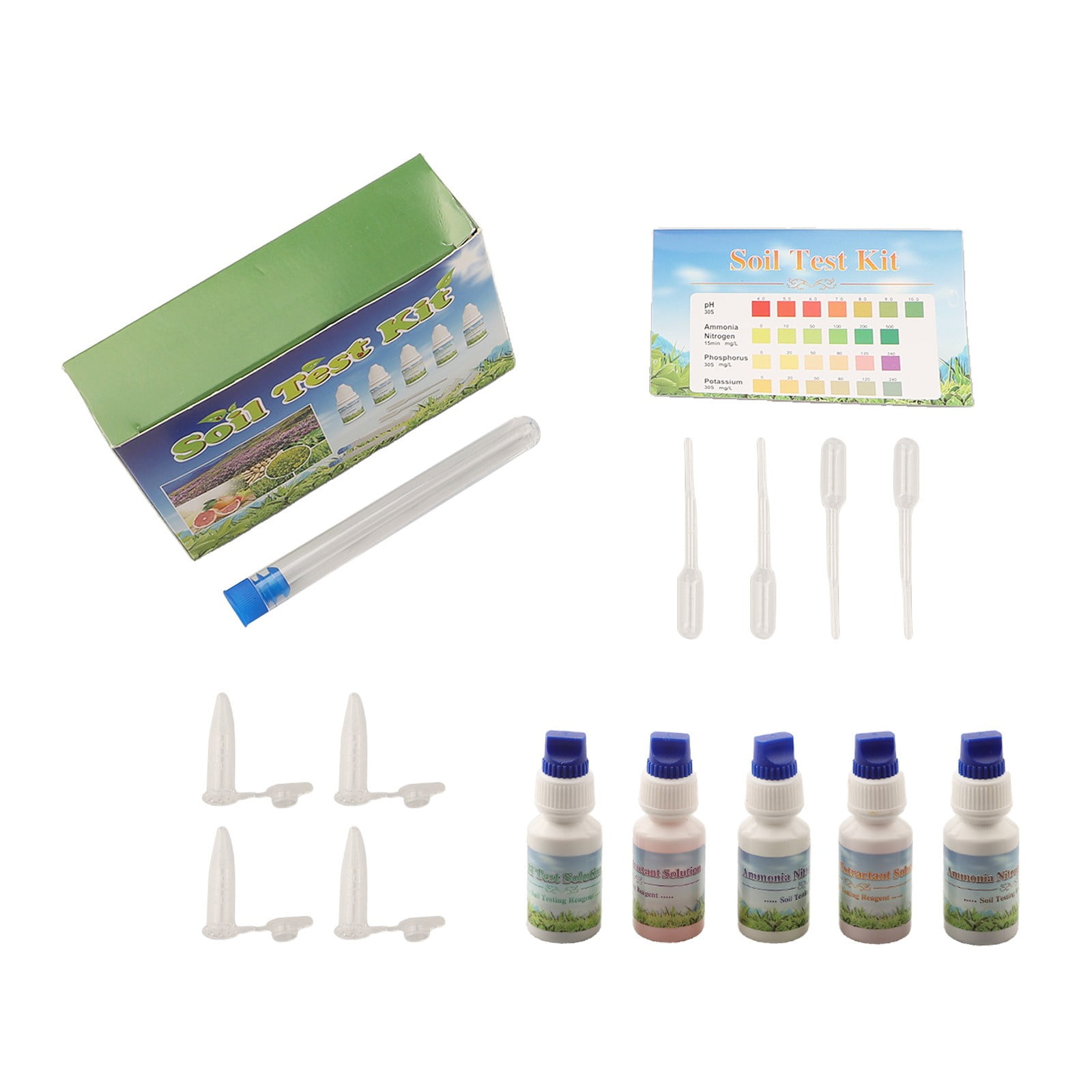 10ml Soil Test Kit Liquids Solution PH Measurement Agriculture