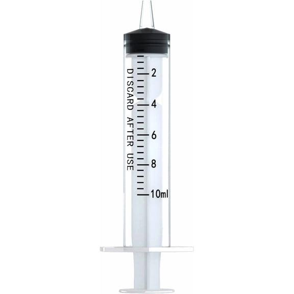 10ml/cc Syringe without Needle - 100PACK/Individually wrapped (10ml)