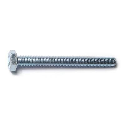 10mm-1.5 x 100mm Zinc Plated Class 8.8 Steel Coarse Full Thread Hex Bolts