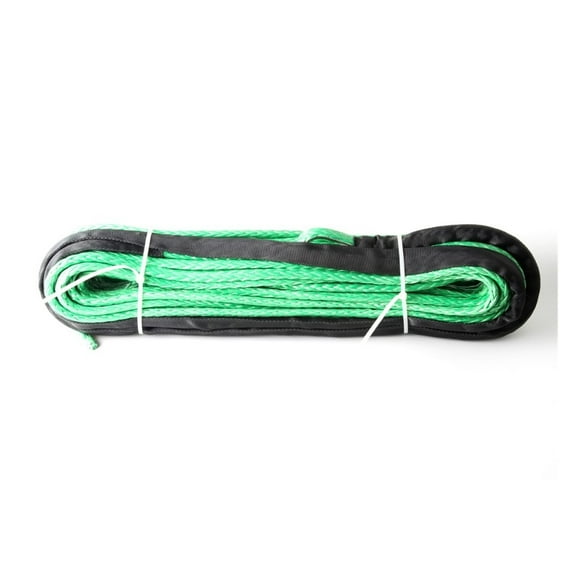 10mm*12m 12 Strand 16534lbs Uhmwpe Synthetic Car Tow Cable With Tow Eye Winch Rope ,Easy to Carry