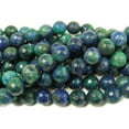 thumbnail image 1 of 10mm 15.5 Inches Azurite Faceted Round Beads Genuine Gemstone Natural Jewelry Making, 1 of 1
