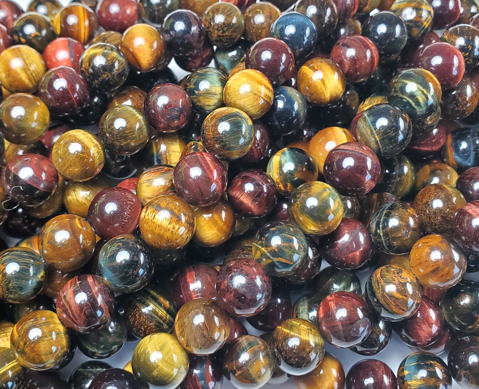 Tigers Eye Earrings Blue Tiger Eye Gemstone Beads – Grade AA Round Loose Beads, 6mm/8mm/10mm/12mm Sizes For Jewelry Making Bluetiger Eye Necklace - Foto 5