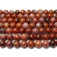 thumbnail image 1 of 10mm 15.5 Inches Portuguese Agate Smooth Round Beads Genuine Gemstone Natural Jewelry Making, 1 of 1