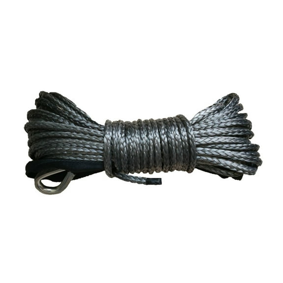 10mm * 15m Synthetic Winch Line Cable UHMWPE Fiber For ATV/UTV Towing Ropes ,Durable & Safe