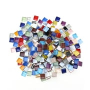 10mm 200g Mixed Mosaic Tiles for Crafts Crystal Mosaic Supplies (Ten Colors)