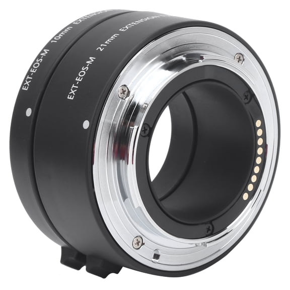 10mm 21mm Macro Autofocus CloseUp Extension Tube Adapter for Canon EOSM Mount Camera