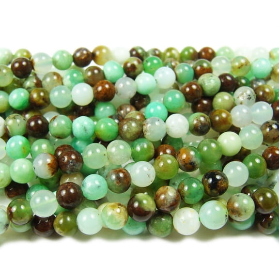 10mm Australian Chrysoprase Smooth Round Beads Genuine Gemstone Natural Jewelry Making