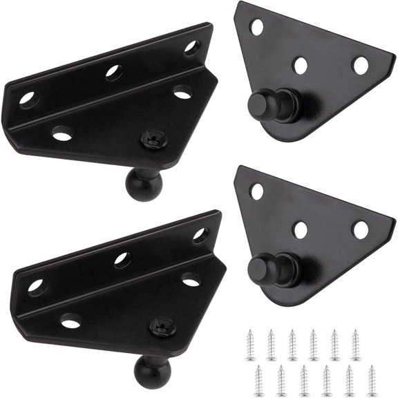 10Mm Ball Stud Mounting Brackets for Gas Struts, Lift Supports, Shocks - Set of