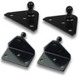 thumbnail image 1 of 10mm Black Brackets 4 Pack Pb180b For Gas Lift Supports Struts & Springs Automotive Marine New for Shock - Lift Supports Depot PB180B-a, 1 of 5