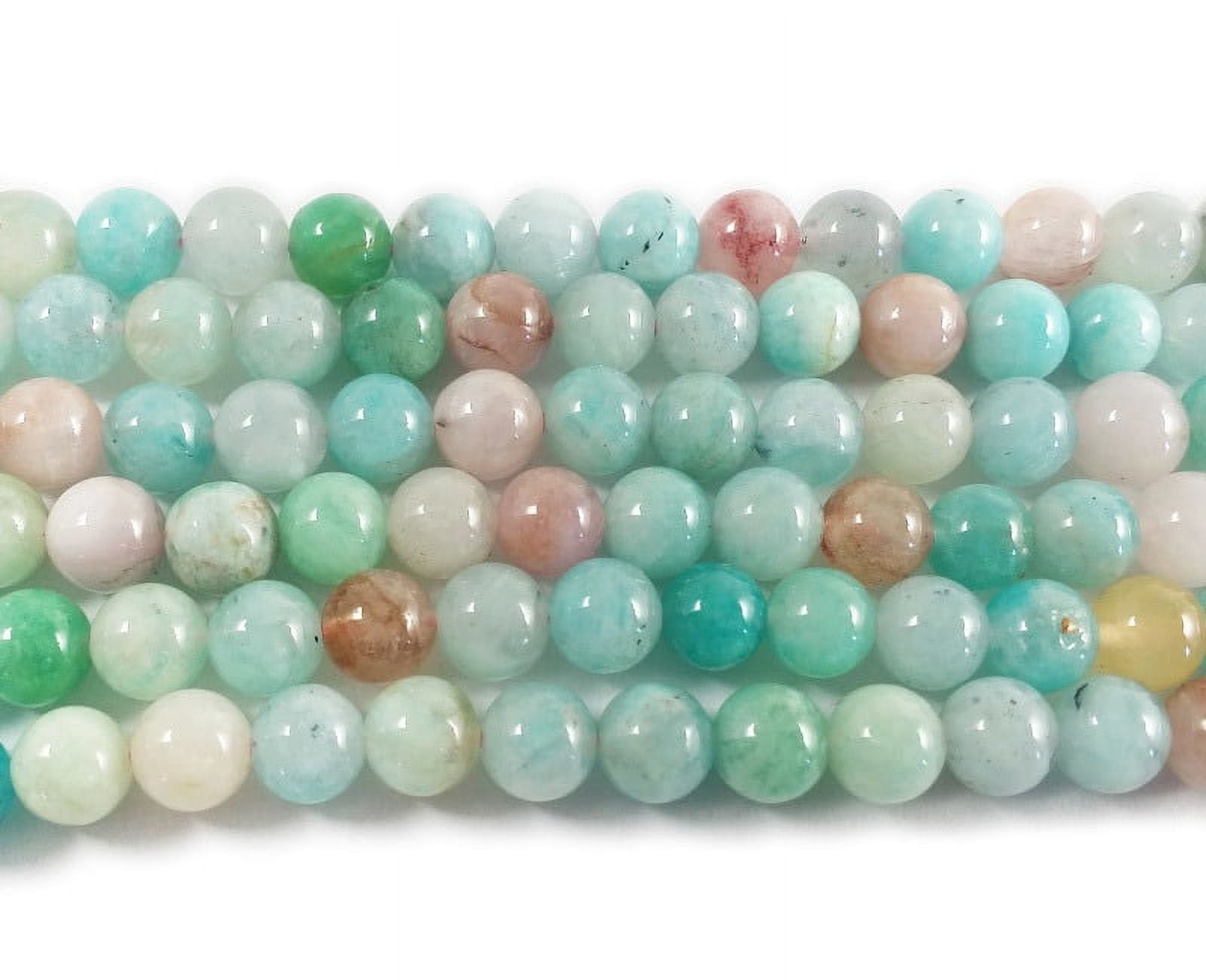 10mm Blue Beryl Morganite Multi Stone Round Beads Genuine Gemstone Natural Jewelry Making