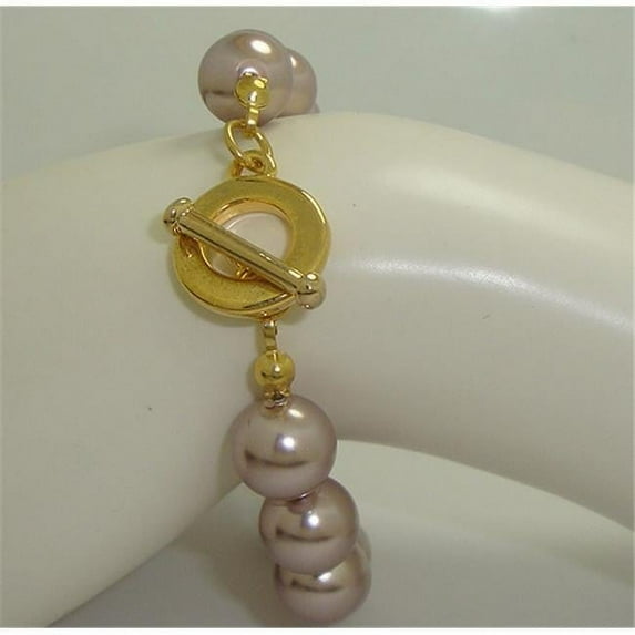 10mm Bronze Pearl Bracelet Toggle Bolt