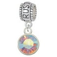 thumbnail image 1 of 10mm Clear AB Crystal Drop - Trust In God Charm Bead, 1 of 1