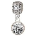 thumbnail image 1 of 10mm Clear Crystal Drop - Mom Charm Bead, 1 of 1
