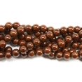thumbnail image 1 of 10mm Coffee Brown Howlite Glossy Round Beads For Jewelry Making, 1 of 1