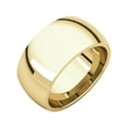 thumbnail image 1 of 10mm Comfort Fit Wedding Band in 14k Yellow Gold - Size 7, 1 of 9