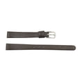 thumbnail image 1 of 10mm Dark Brown Genuine Leather Smooth Flat Watch Band, 1 of 2