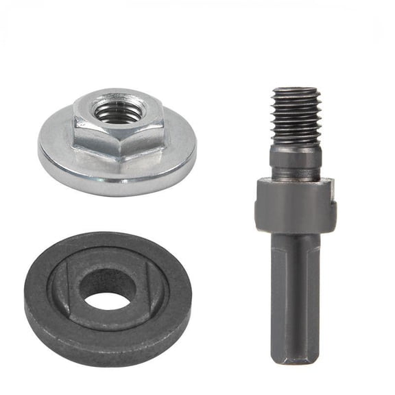 10mm Drill Chuck Adapter, Angle Grinder Connection Rod Adapter for Cutting, Polishing, and Woodworking Saw Blade Accessories