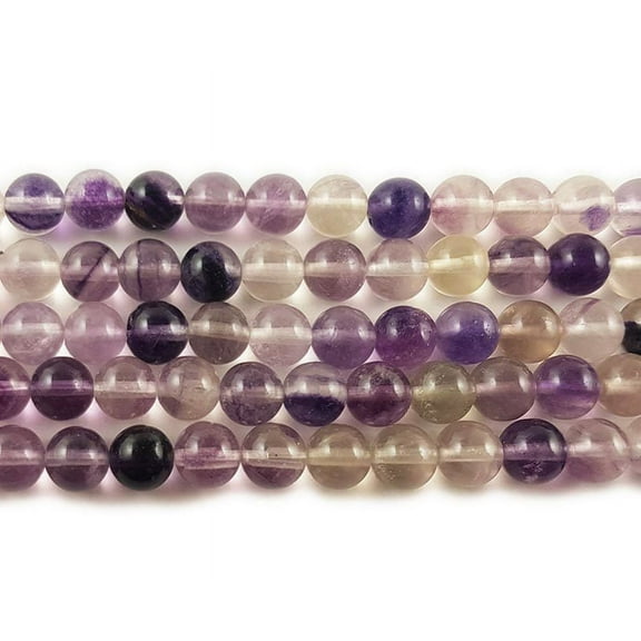 10mm Fluorite Round Beads Genuine Gemstone Natural Jewelry Making