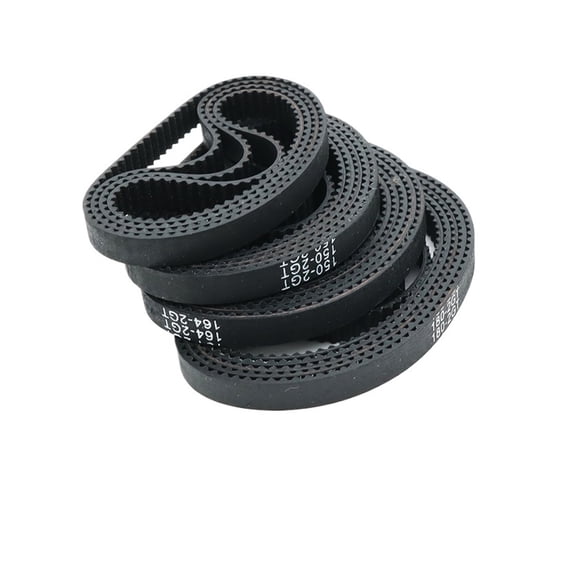 10mm GT2 Timing Belt - Rubber Closed Loop Fit for Conveyor Systems (Length: 210mm to 400mm)