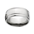 thumbnail image 1 of 10mm Half Round Stainless Steel Ring, 1 of 3