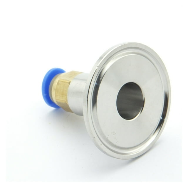 10mm Hose Tube Push In Fitting x 77.5mm Ferrule OD 304 Stainless Steel