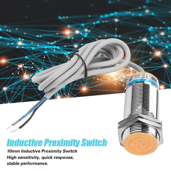 10mm Inductive Proximity Sensor Switch NPN NO DC 12-24V 3-Wire Detection Device LJ30A3-10-Z/BX High Accuracy Non-Contact Switch