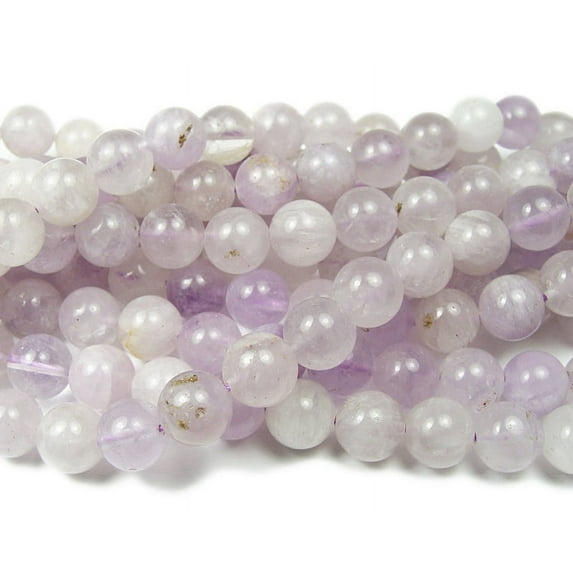 10mm Lavender Amethyst Smooth Round Beads For Jewelry Making