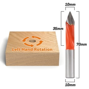 10mm Left Hand Through Hole Boring Bit - 10mm Shank - Yonico 42210L