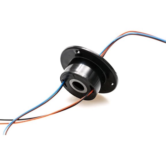 10mm Mini Hole Hollow Rotation Slip Ring 4 Channels Wires 2A Electric Collecting Ring Conductive Joint Connector 240VAC/DC$$Electrical