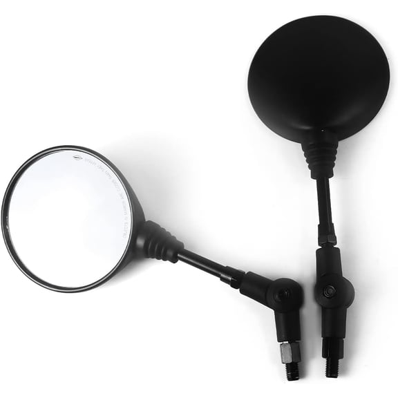 10mm Motorcycle Folding Round Rearview Mirrors compatible Sports Kawasaki KLX KDX 250 650_Premium Gift