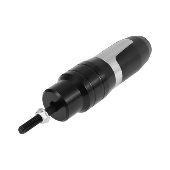 10mm Motorcycle Slider Frame Aluminum Alloy Wheel Fairing Protection Crash Pad Protector Guard 40mm 185mm Silver Tone 1 Pc