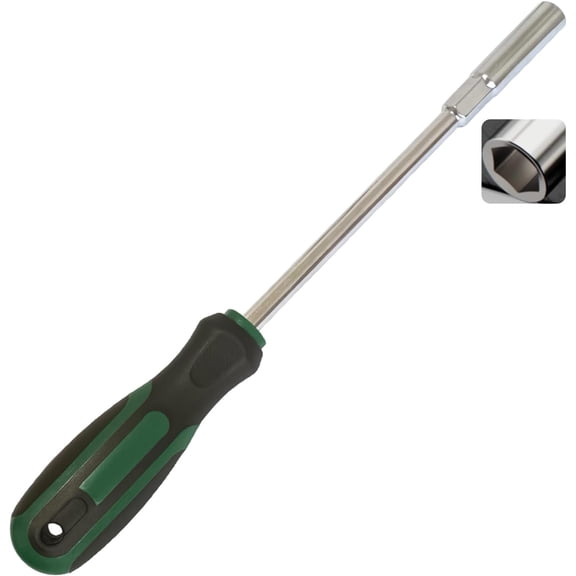 10mm Nut Driver,10mm Deep Socket Wrench Screwdriver for Modern Guitar Tuners Machine Heads Nut Installing, Removing, or Tightening (Total Length 260mm,10mm)