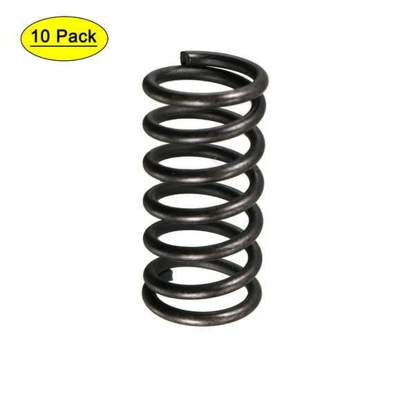 10mm Outer Diameter 1.2mm Wire Dia 20mm Long Compression Spring 10Pcs