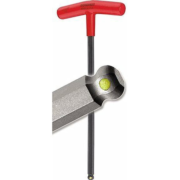 10mm Prohold Balldriver T-Handle Wrench, Protanium High Torque Steel With Proguard Finish 12.1" Long - Bondhus USA