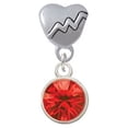 thumbnail image 1 of 10mm Red Crystal Drop - Heartbeat Charm Bead, 1 of 1