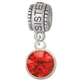 thumbnail image 1 of 10mm Red Crystal Drop - Sister Charm Bead, 1 of 1