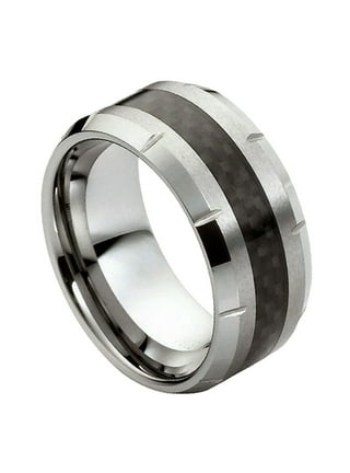 St. Clair Fishing Line Ring  Mens wedding bands tungsten