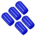 thumbnail image 1 of 10mm Rubber Pool Tip Cover Pool Cue Stick Tip Protector for Billiard Club Snooker Head Guard, Blue, 5 Pack, 1 of 6