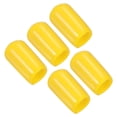 thumbnail image 1 of 10mm Rubber Pool Tip Cover Pool Cue Stick Tip Protector for Billiard Club Snooker Head Guard, Yellow, 5 Pack, 1 of 6