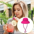 thumbnail image 1 of 10mm Silicone Hat Straw Cap - Straw Toppers for Cups , Funny Cute Straw Cap Cover, Cup Accessories Straw Covers , Valentine's Gift to Boy Girl, 1 of 5