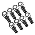 thumbnail image 1 of 10mm Stainless Steel Fishing Rod Tip Repair Kit Pole Ring Guide Replacement, Black 8 Pack, 1 of 5